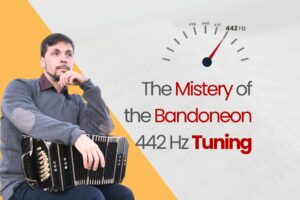Cover for the article "The mistery of the bandoneon 442 Hz tuning"